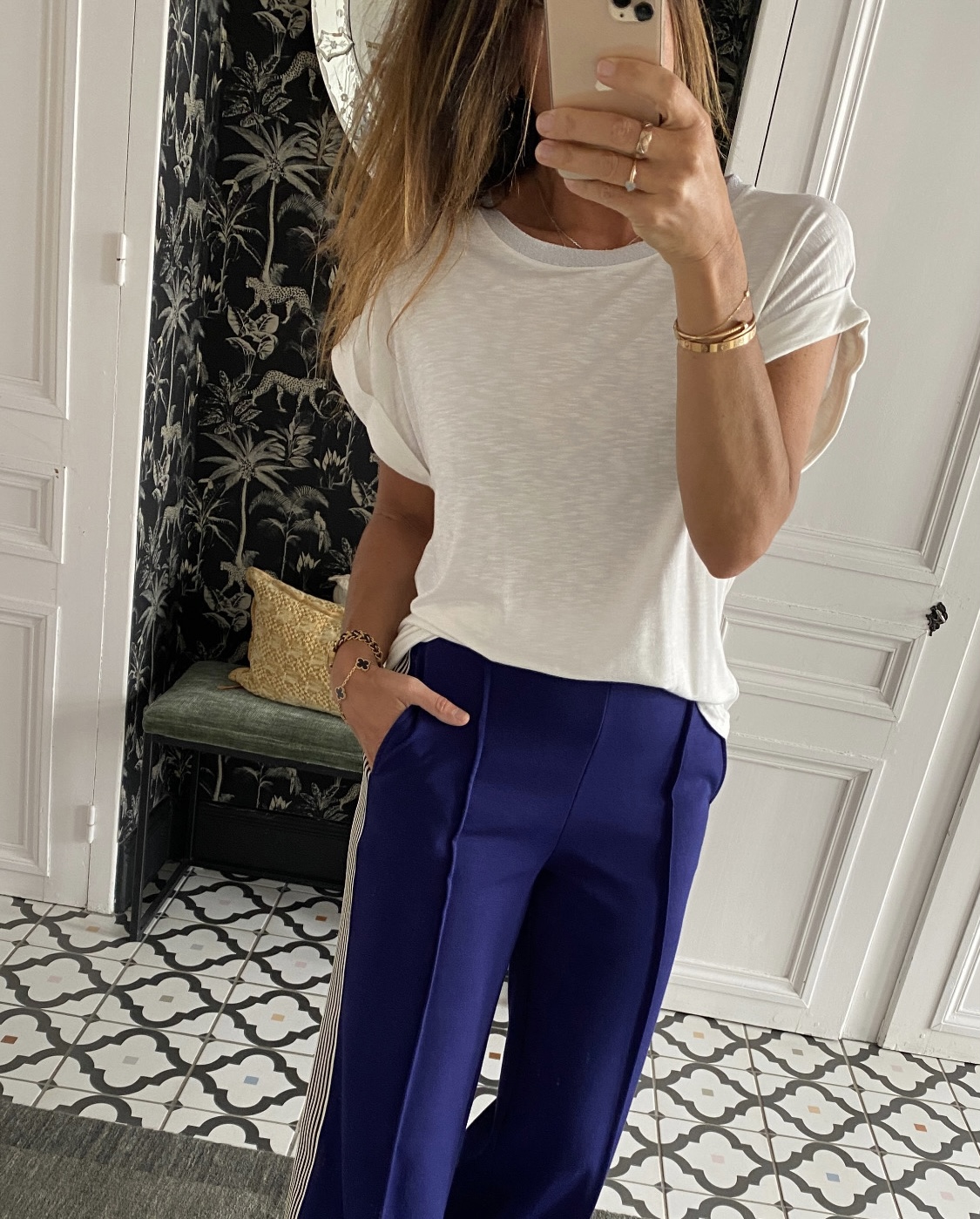 tee shirt an'ge tiga blanc
