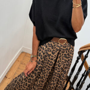 pull doux noir