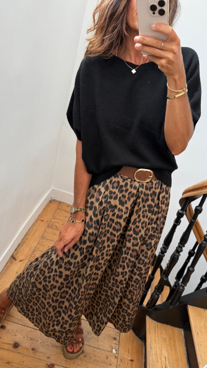 pull doux noir