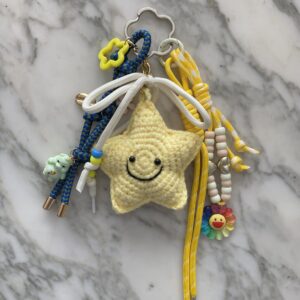 gris gris bijou de sac soleil crochet orange