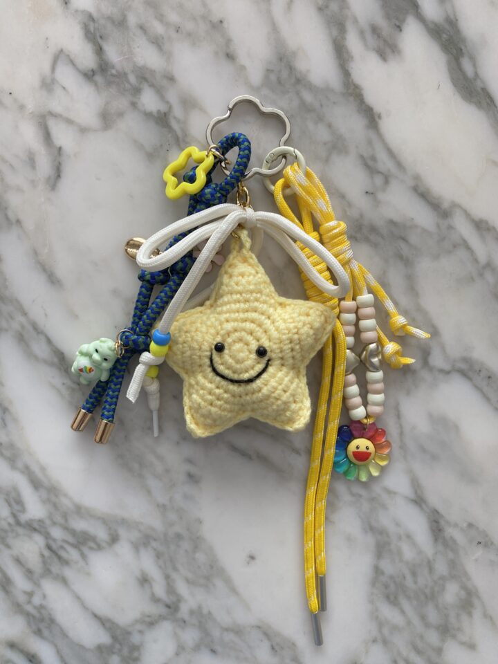 gris gris bijou de sac soleil crochet orange