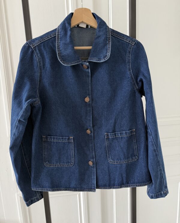 veste en jeans gris poches (copie)