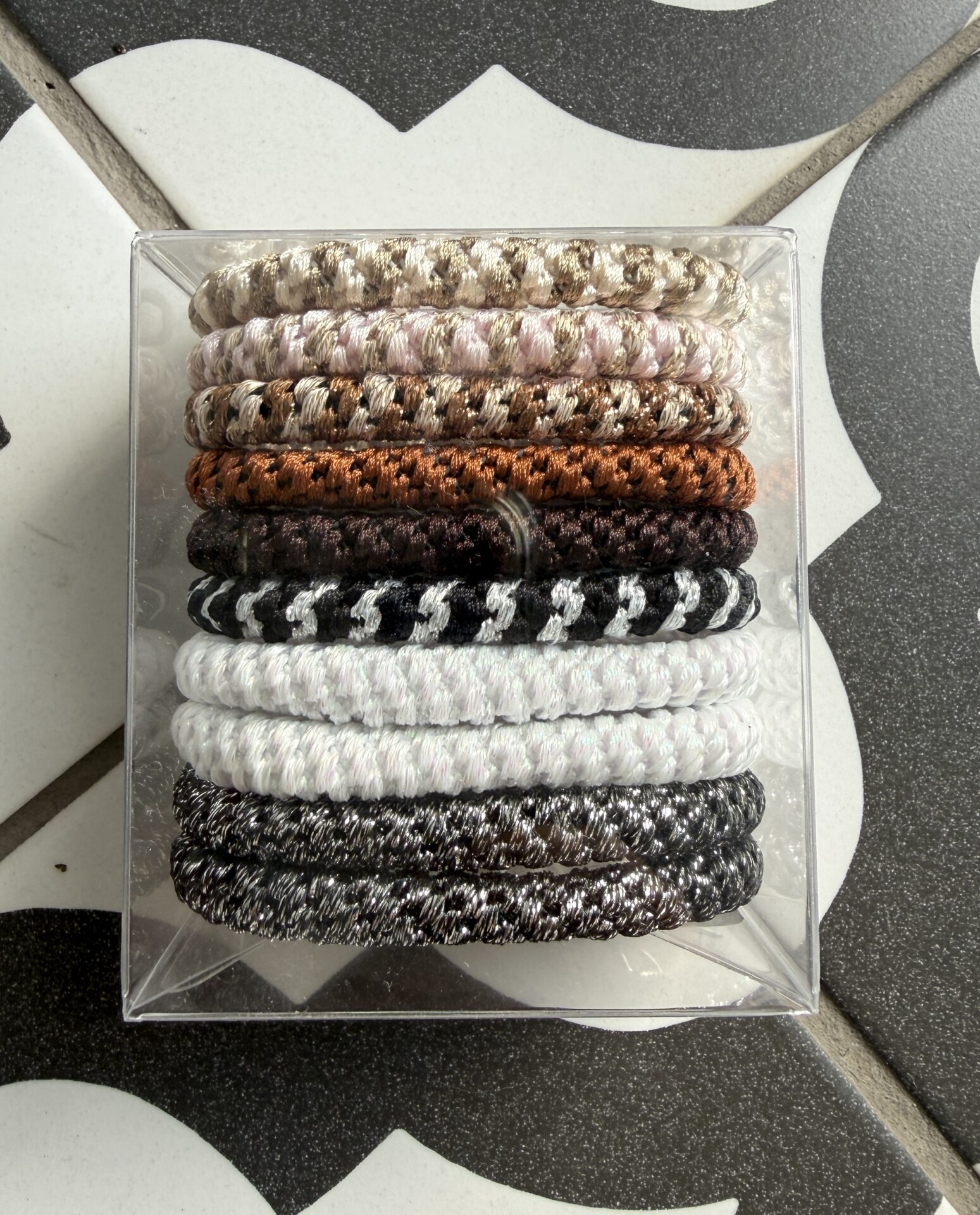 mix 5 bracelets élastiques torsadés (copie)