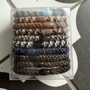 mix 5 bracelets élastiques torsadés (copie)