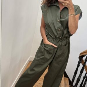 combinaison 7/8 ème coton marine