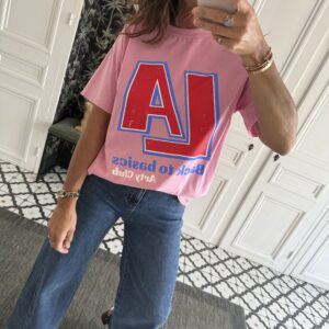 sweat shirt le marais violine et rose