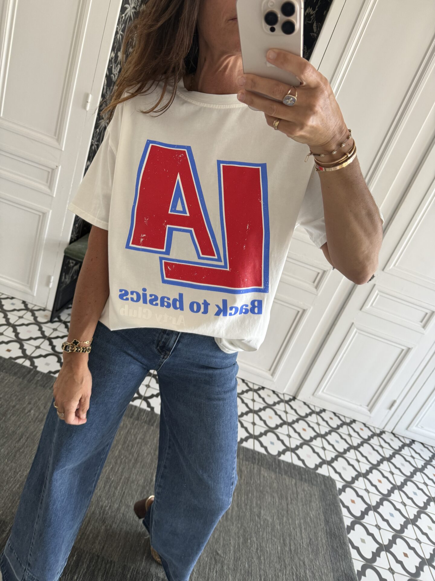 sweat shirt le marais violine et rose