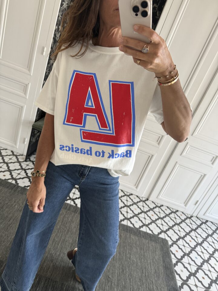 sweat shirt le marais violine et rose