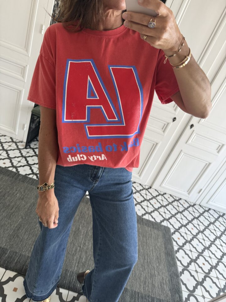 sweat shirt le marais violine et rose