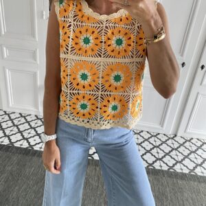 blouse noeuds léopard