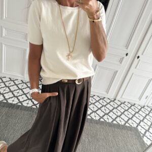 jupe gina poches noir