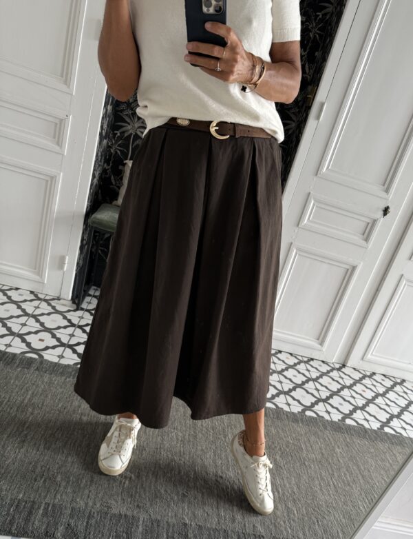 jupe gina poches noir