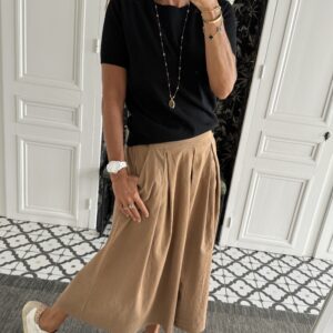 jupe gina poches noir