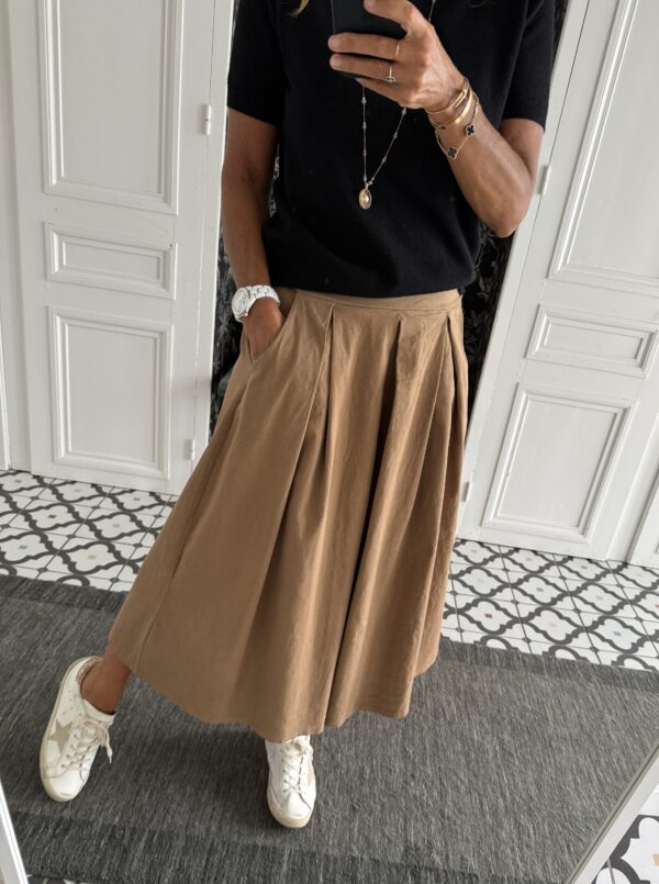 jupe gina poches noir