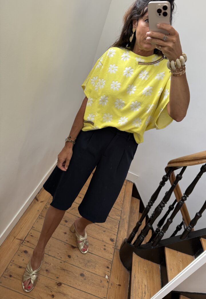 blouse noire fluide