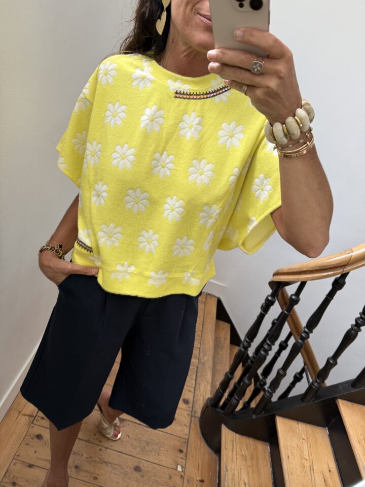 blouse noire fluide