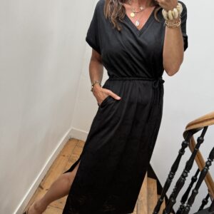 blouse noire fluide