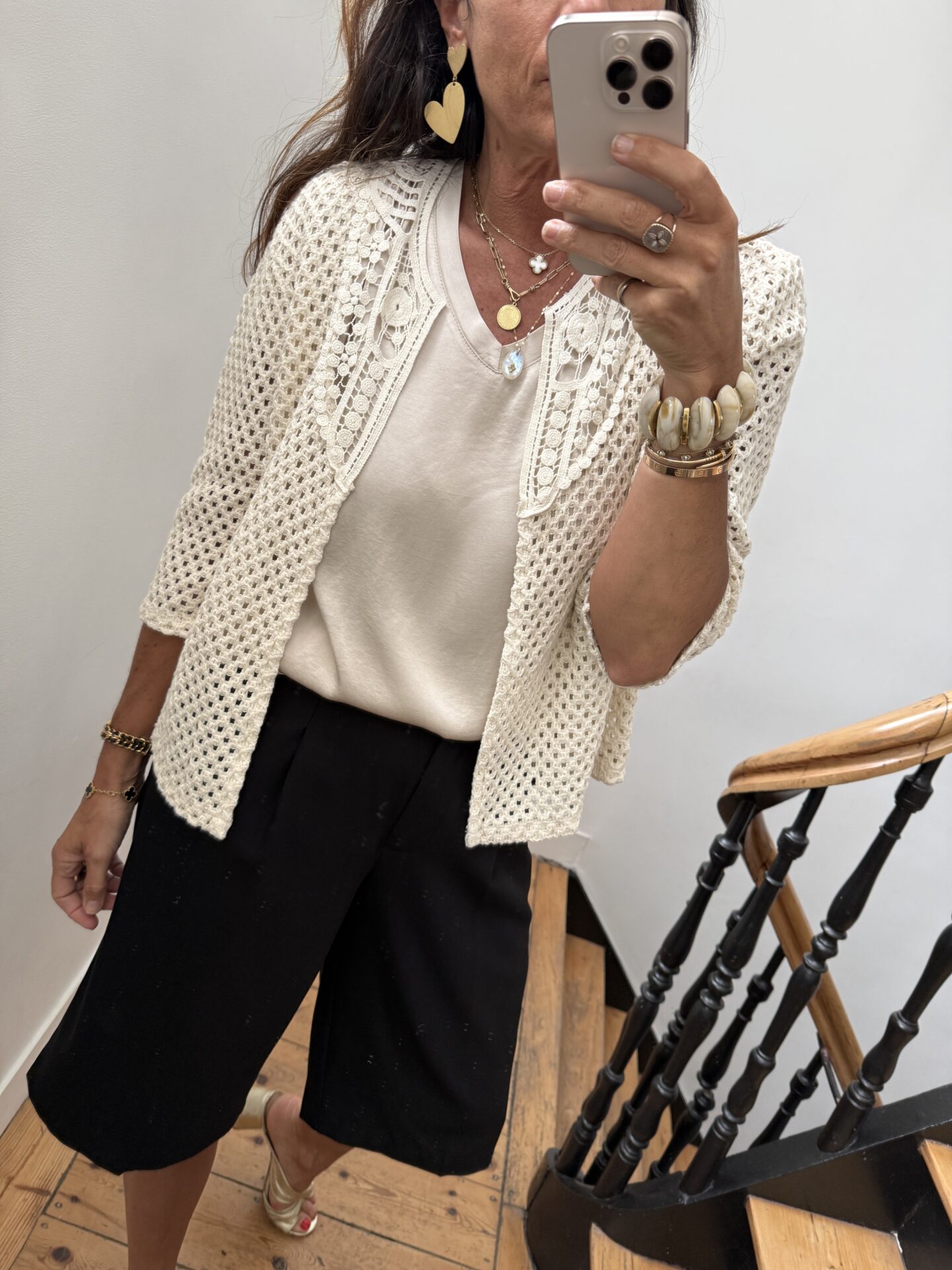blouse noire fluide