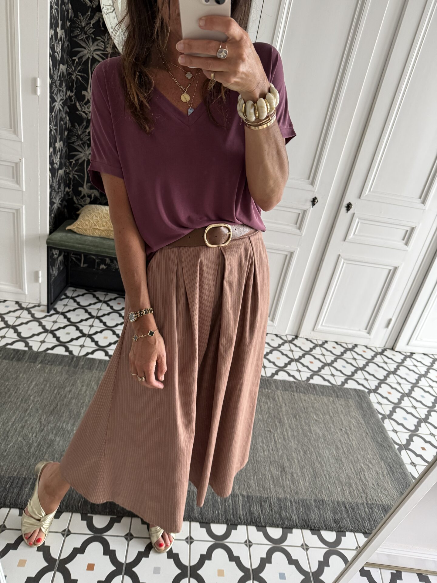 blouse noire fluide
