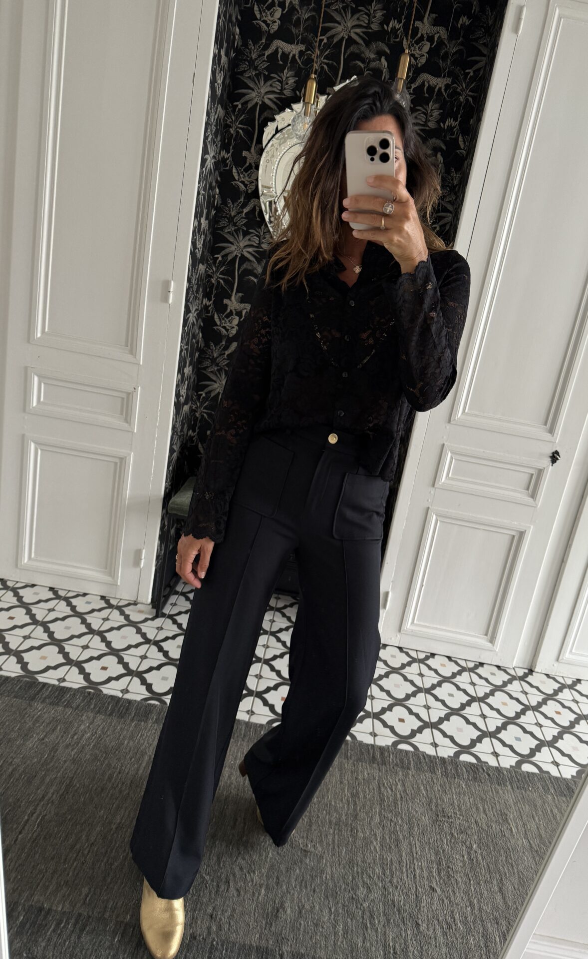 pantalon an'ge philicia noir
