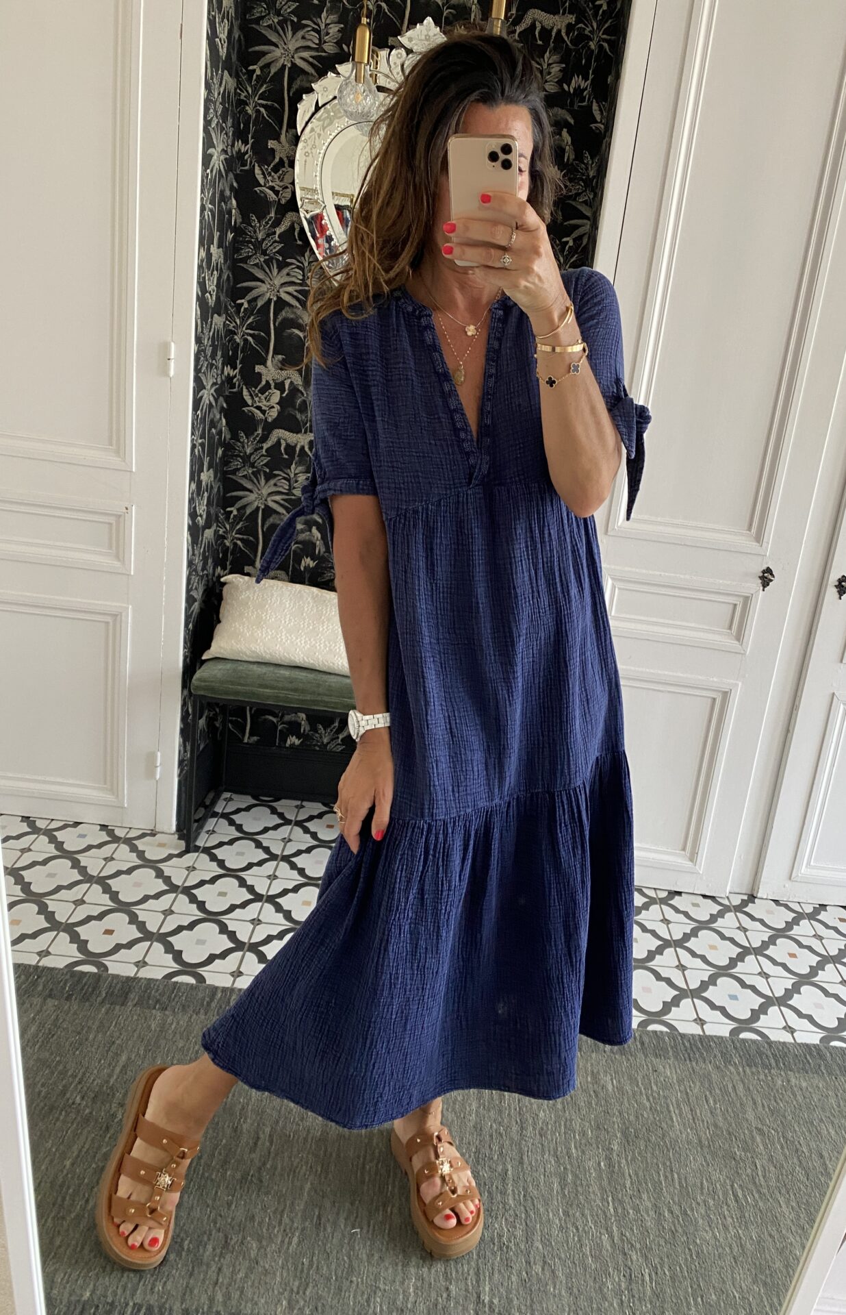 robe an'ge osamdou indigo