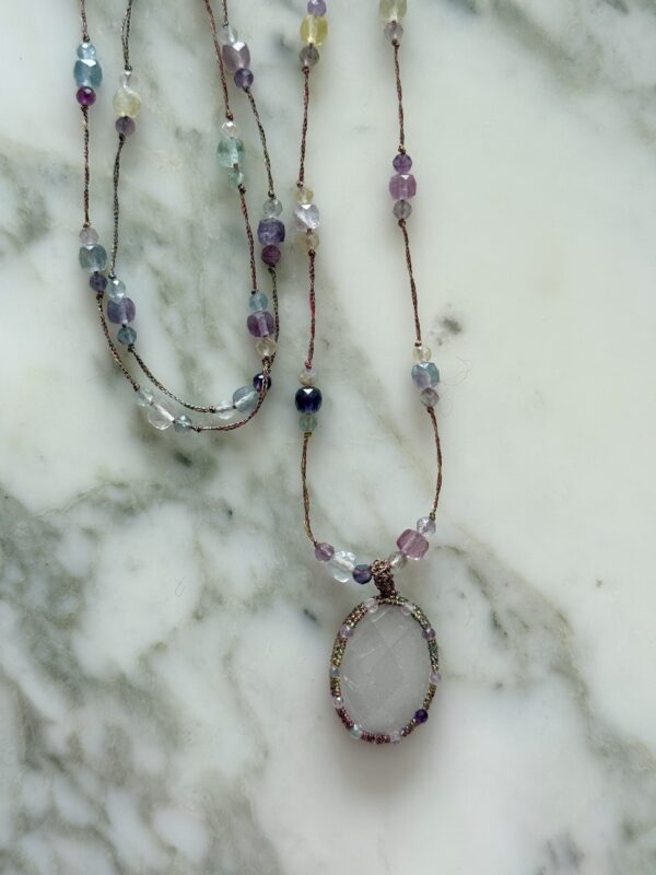 sautoir amethyste