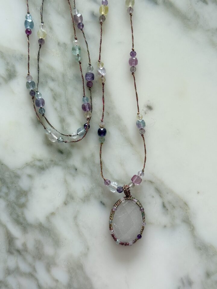 sautoir amethyste
