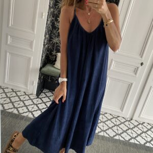robe éponge écru