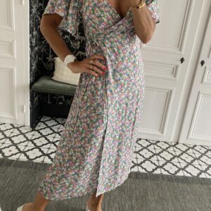 robe éponge écru