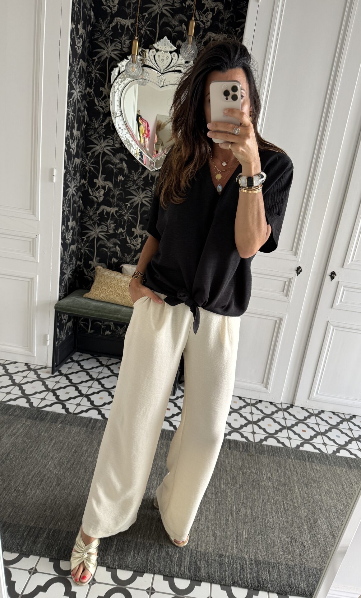 bermudas jeans blanc