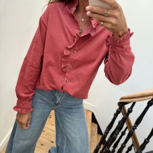 top dentelle écru doux et chaud