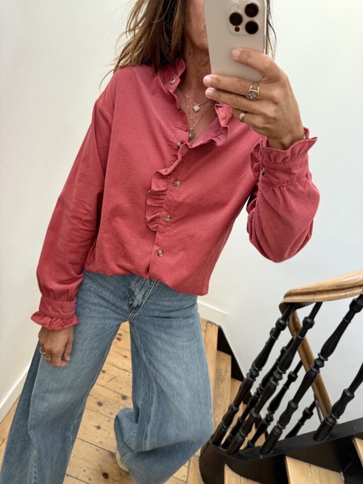 top dentelle écru doux et chaud