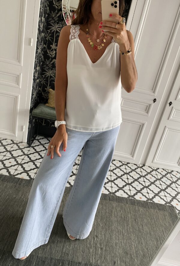 blouse fluide noir
