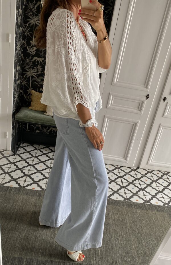 blouse fluide noir