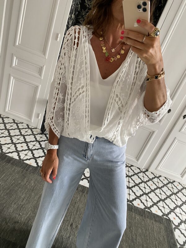 blouse fluide noir