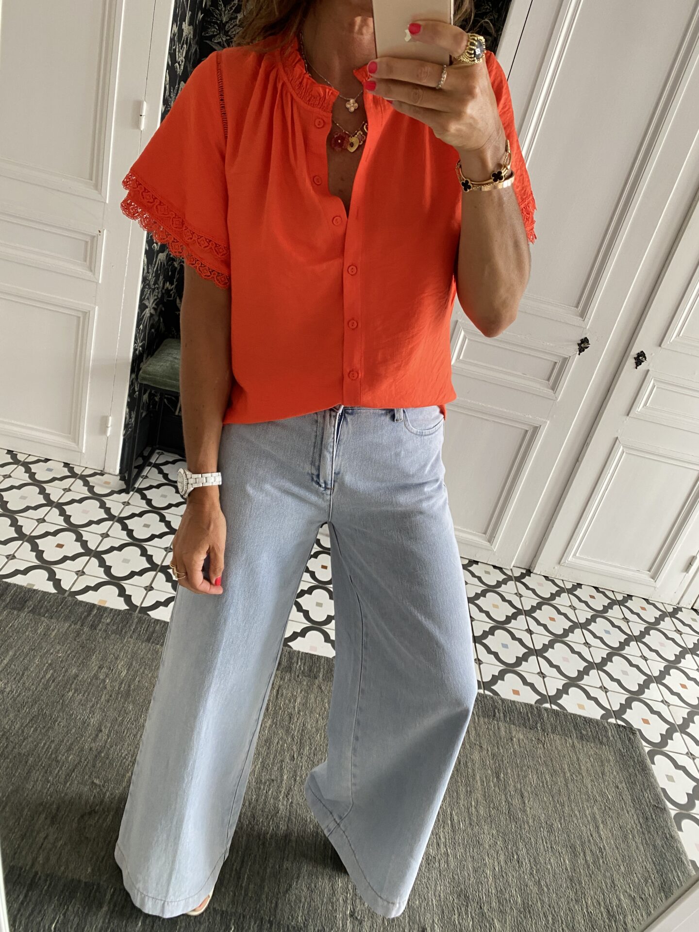blouse fluide noir