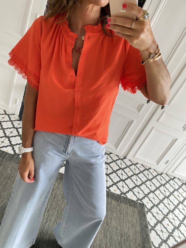blouse fluide noir