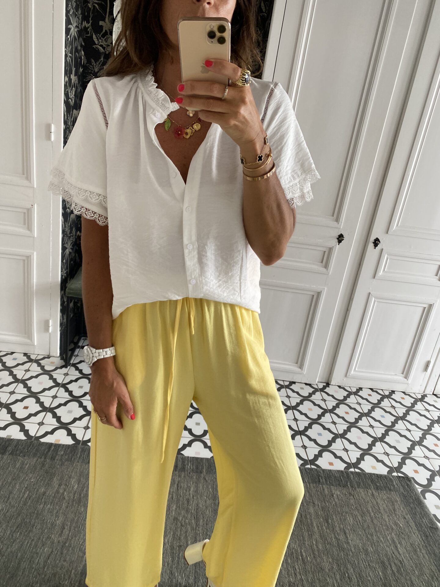 blouse fluide noir