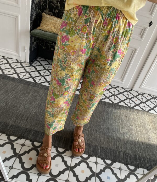 robe longue johanna volants coton bleu