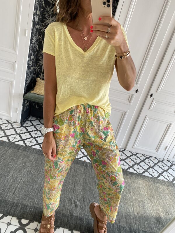 robe longue johanna volants coton bleu