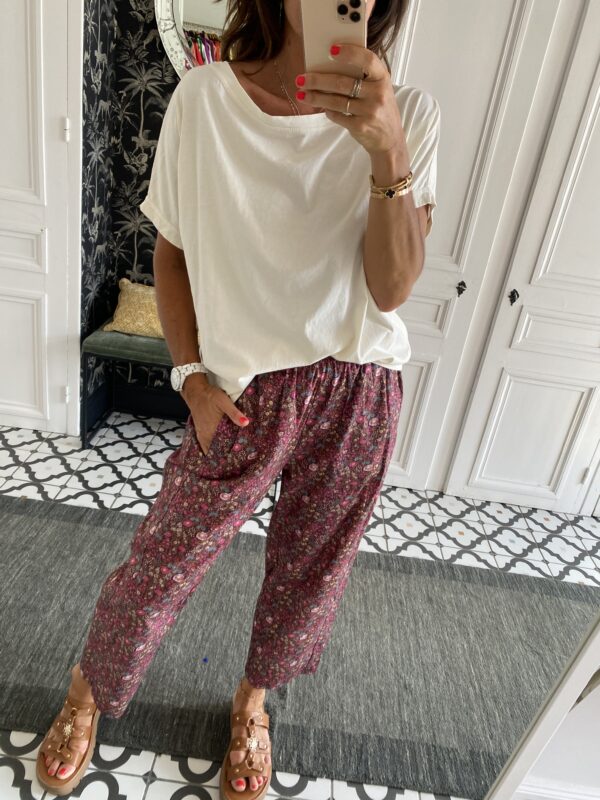robe longue johanna volants coton bleu