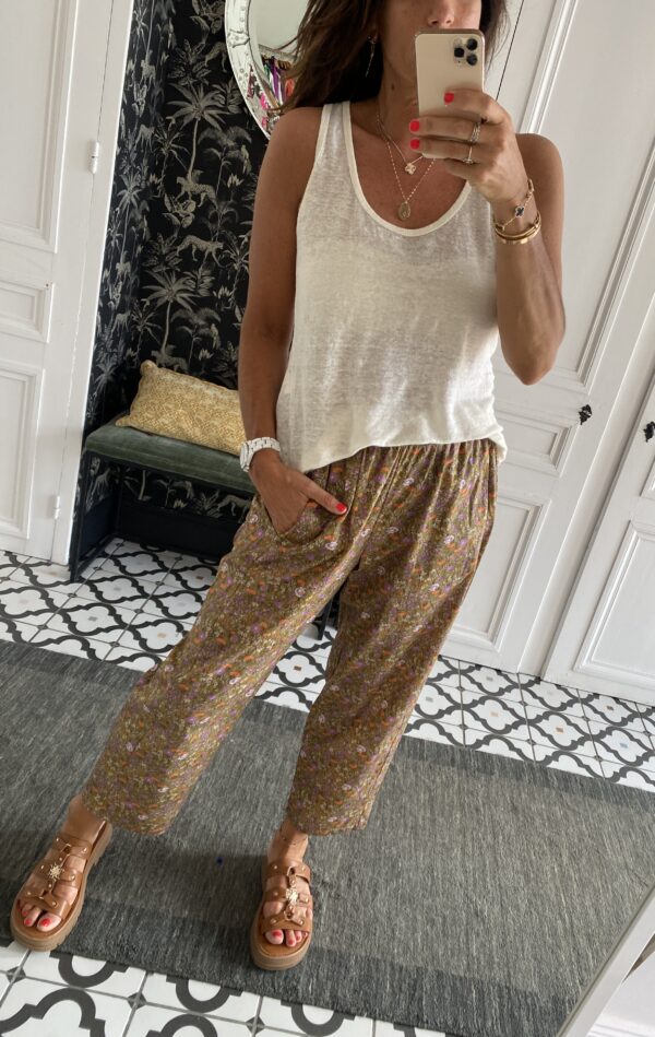 robe longue johanna volants coton bleu