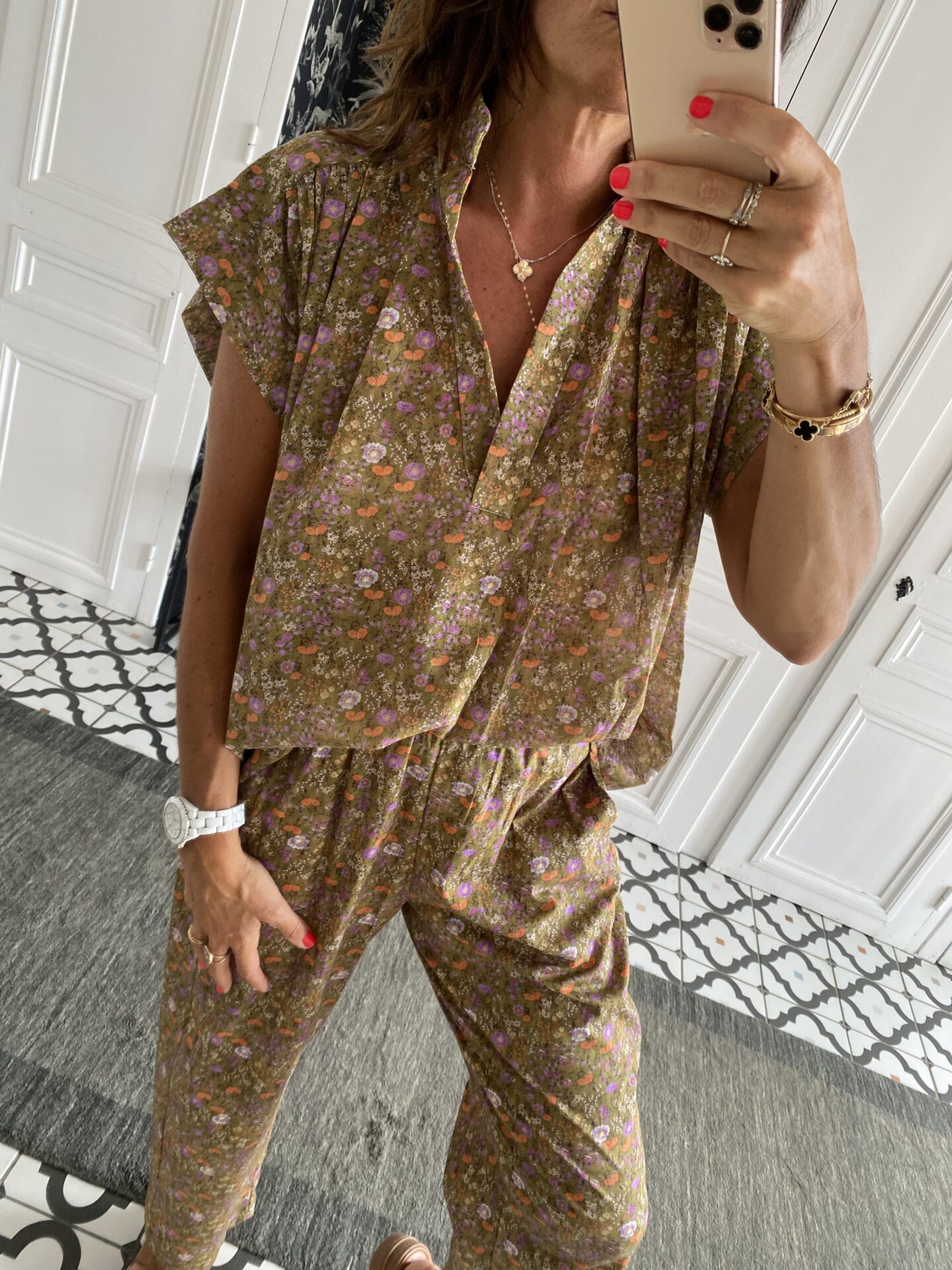 robe longue johanna volants coton bleu