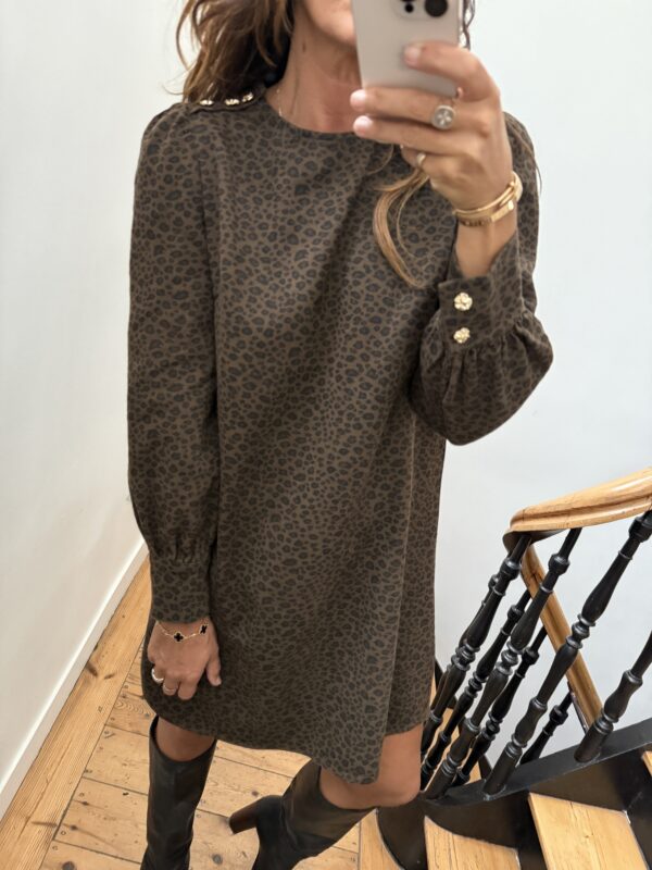 chemise velours cotelé kaki