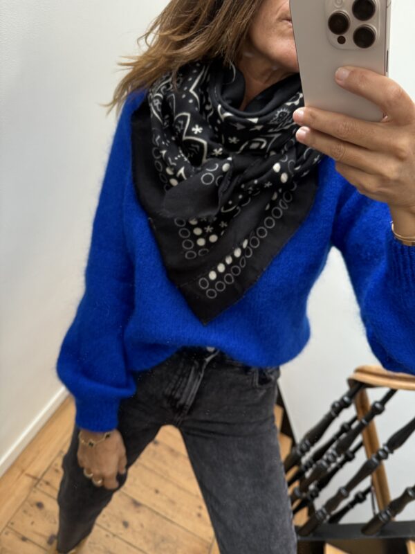 foulard bandana doux marine