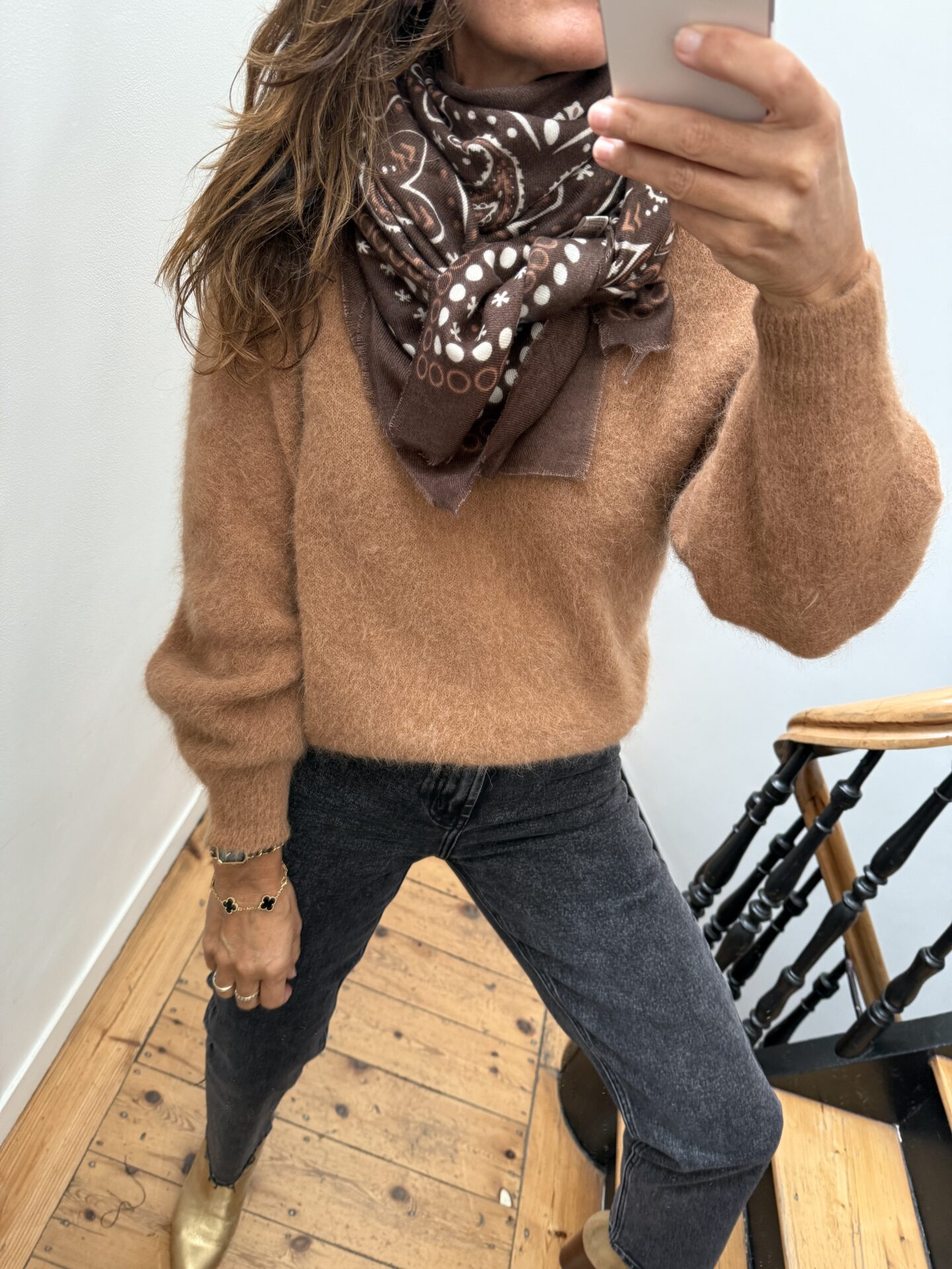 foulard bandana doux marine