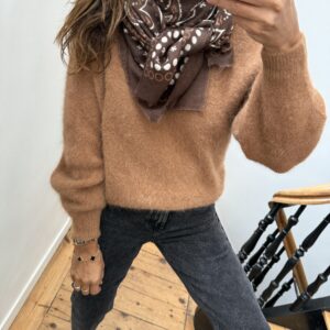 foulard bandana doux marine