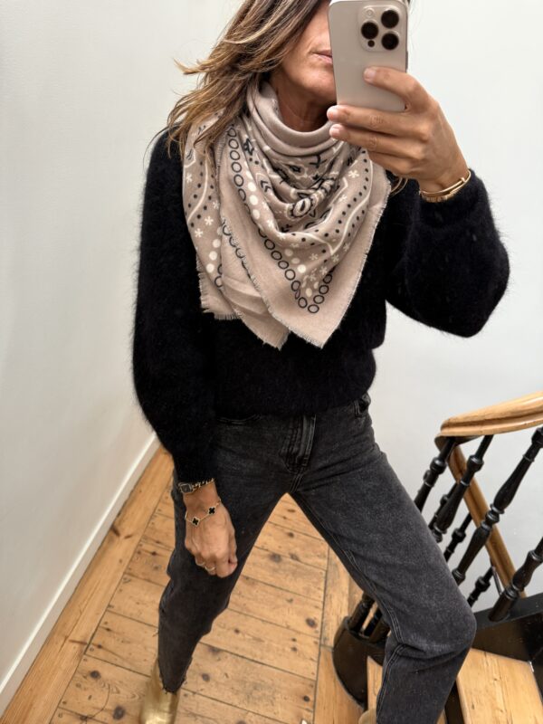 foulard bandana doux marine