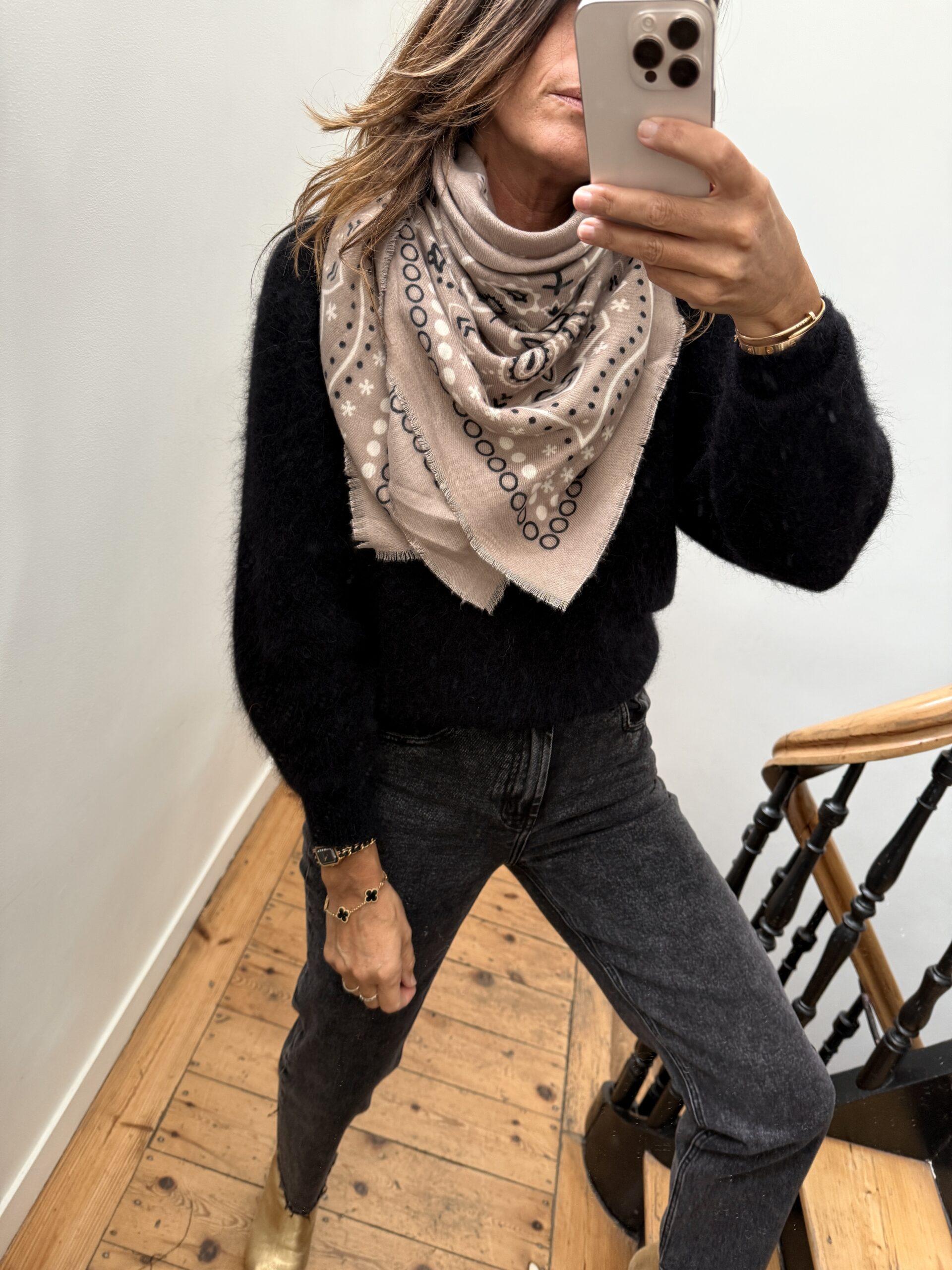 IMG_2594 foulard bandana doux marine