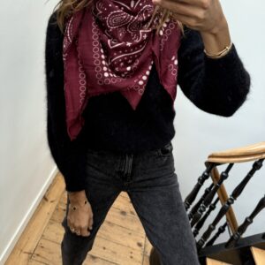 foulard bandana doux marine